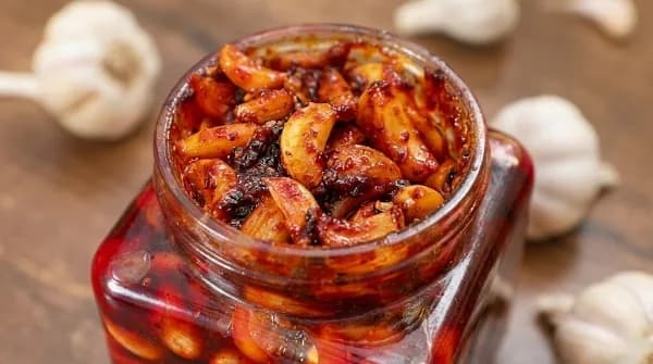 Authentic Homemade Garlic Pickle Authentic Homemade Garlic Pickle