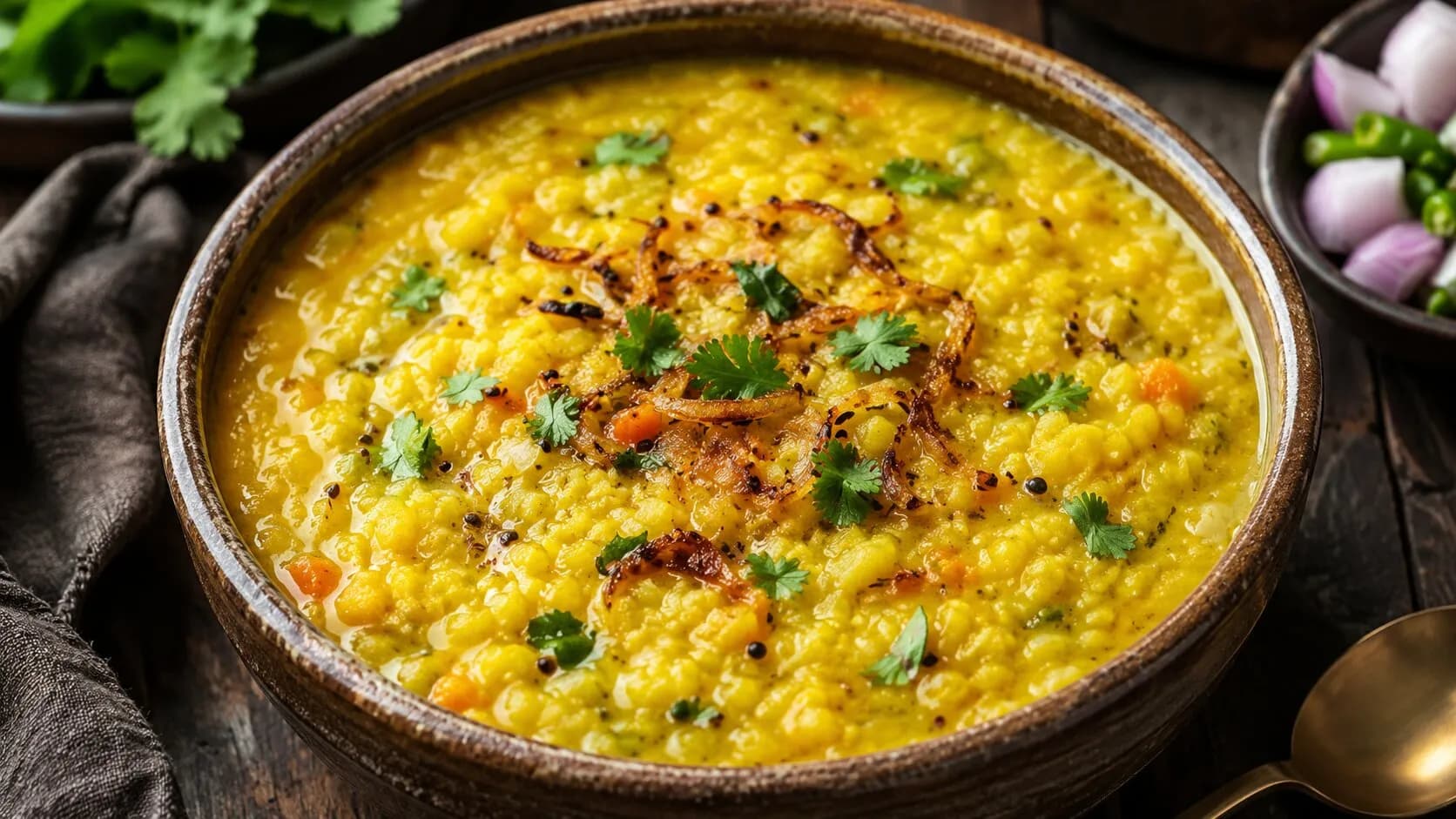 Comforting Moong Dal Khichdi Bowl Comforting Moong Dal Khichdi Bowl