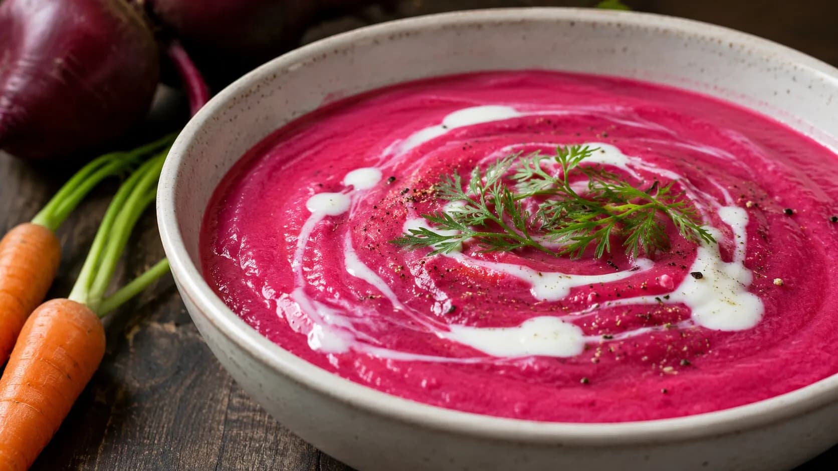 Creamy Carrot & Beetroot Soup Creamy Carrot & Beetroot Soup