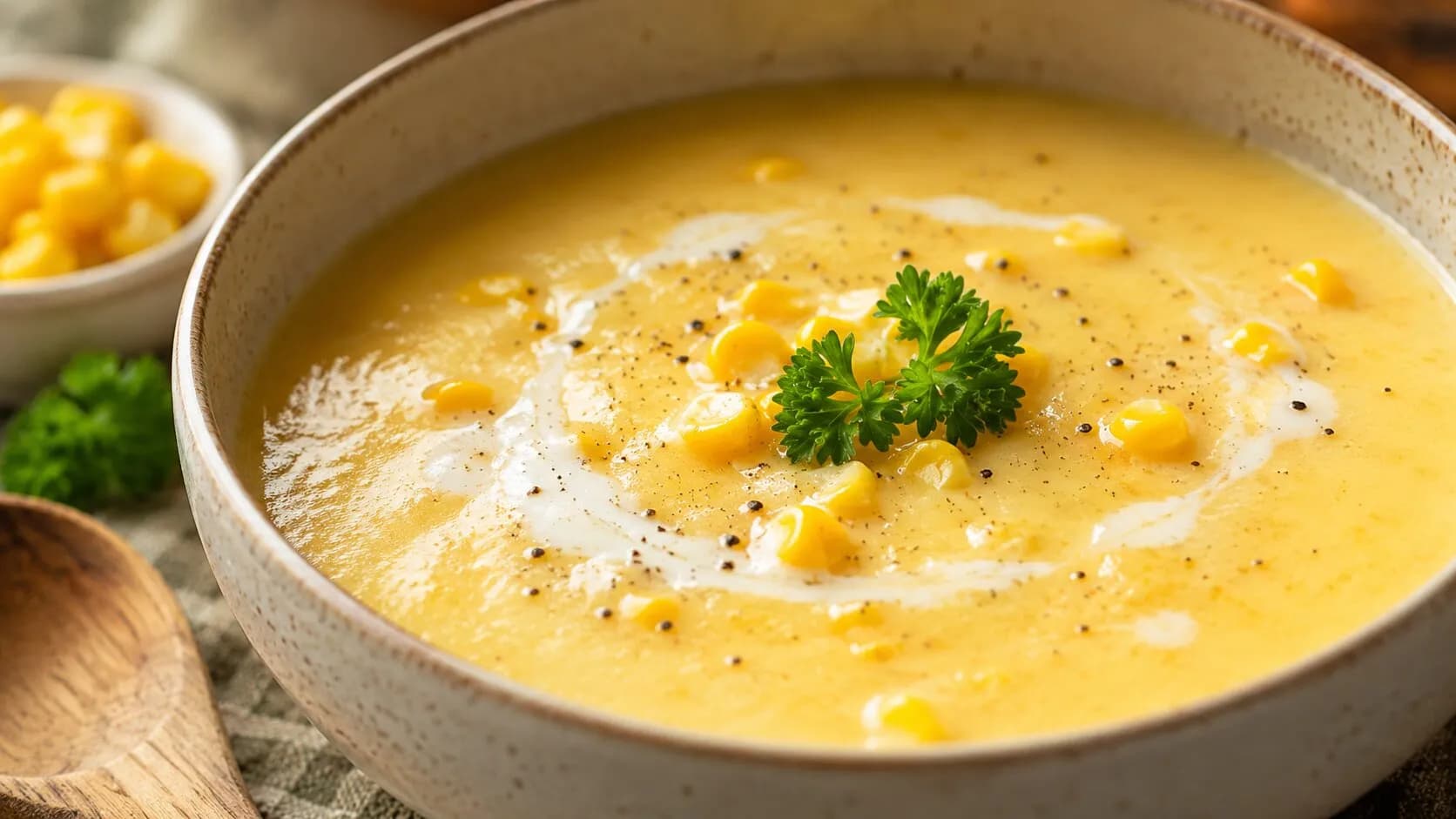 Creamy Sweetcorn and Prawn Soup Creamy Sweetcorn and Prawn Soup