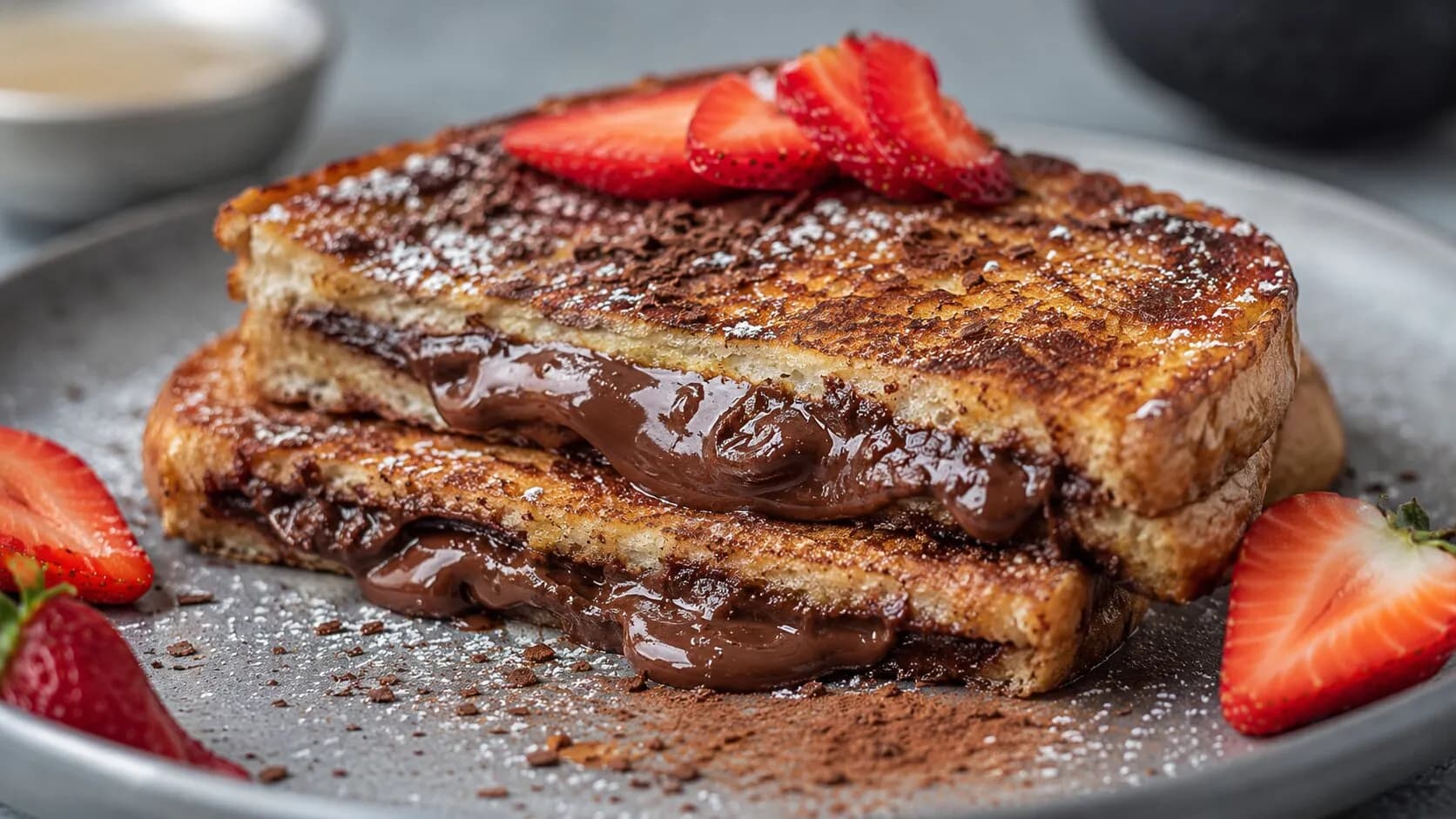 Decadent Nutella Stuffed French Toast Decadent Nutella Stuffed French Toast