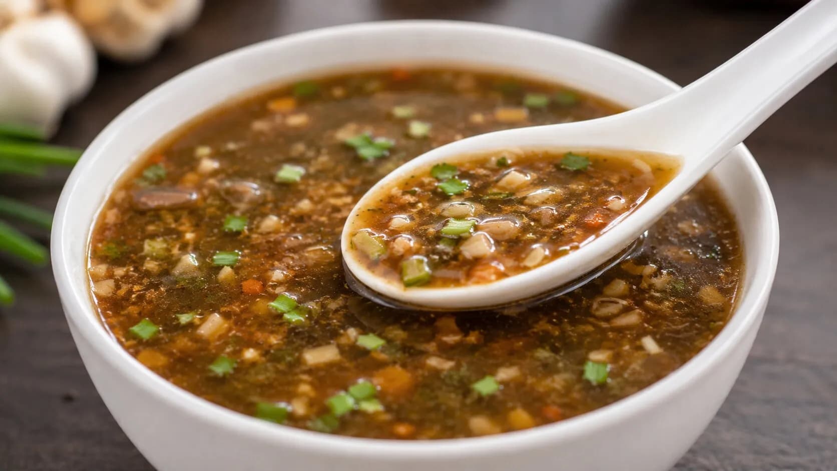 Delicious & Spicy Hot Garlic Soup Delicious & Spicy Hot Garlic Soup