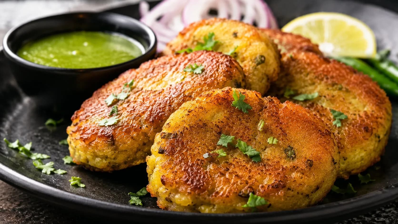 Easy Crispy Aloo Tikki