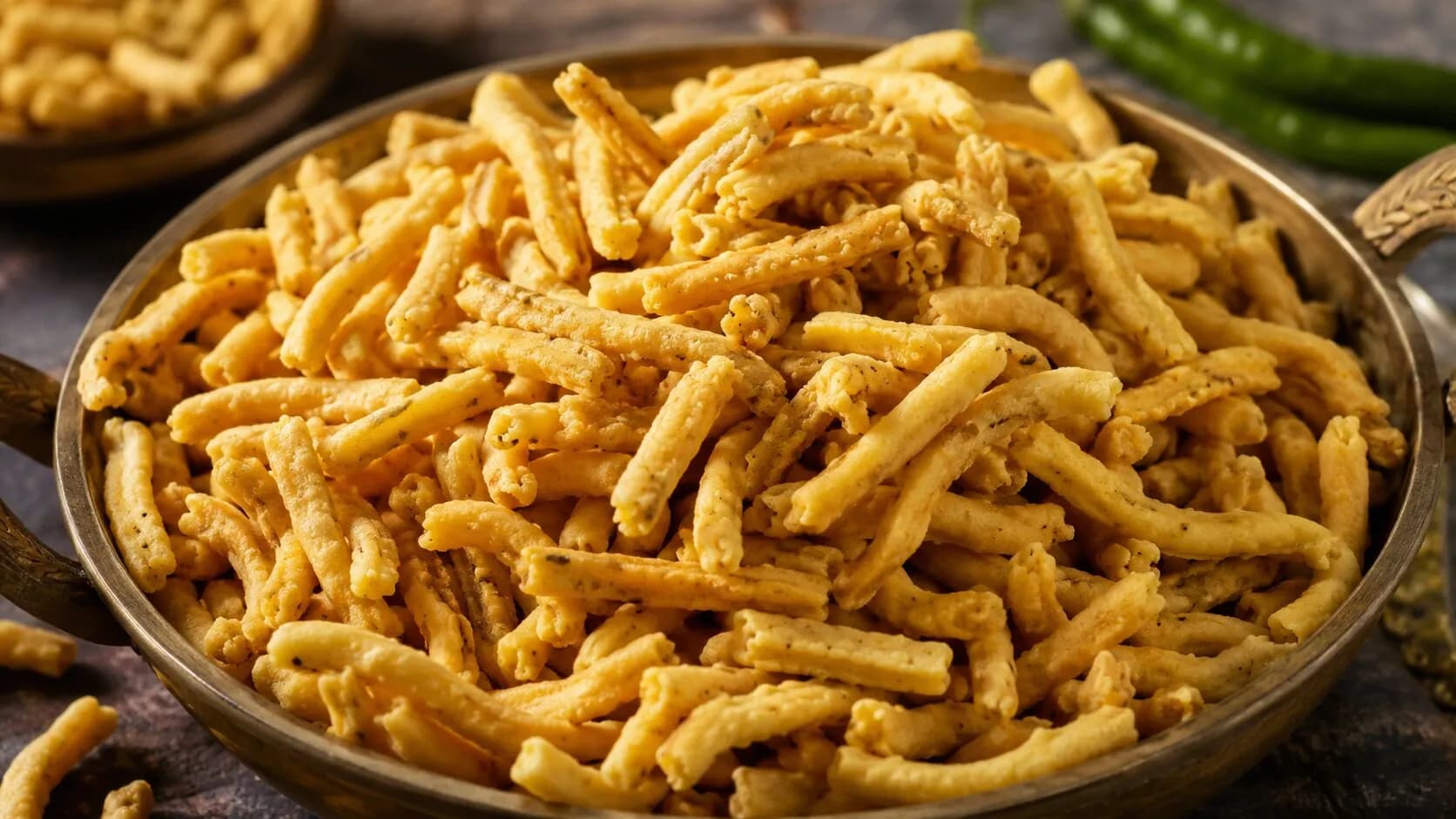 Gujarati Tea-Time Crispy Gathiya Gujarati Tea-Time Crispy Gathiya