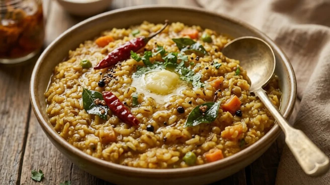 Healthy & Delicious Masala Vegetable Khichdi Healthy & Delicious Masala Vegetable Khichdi