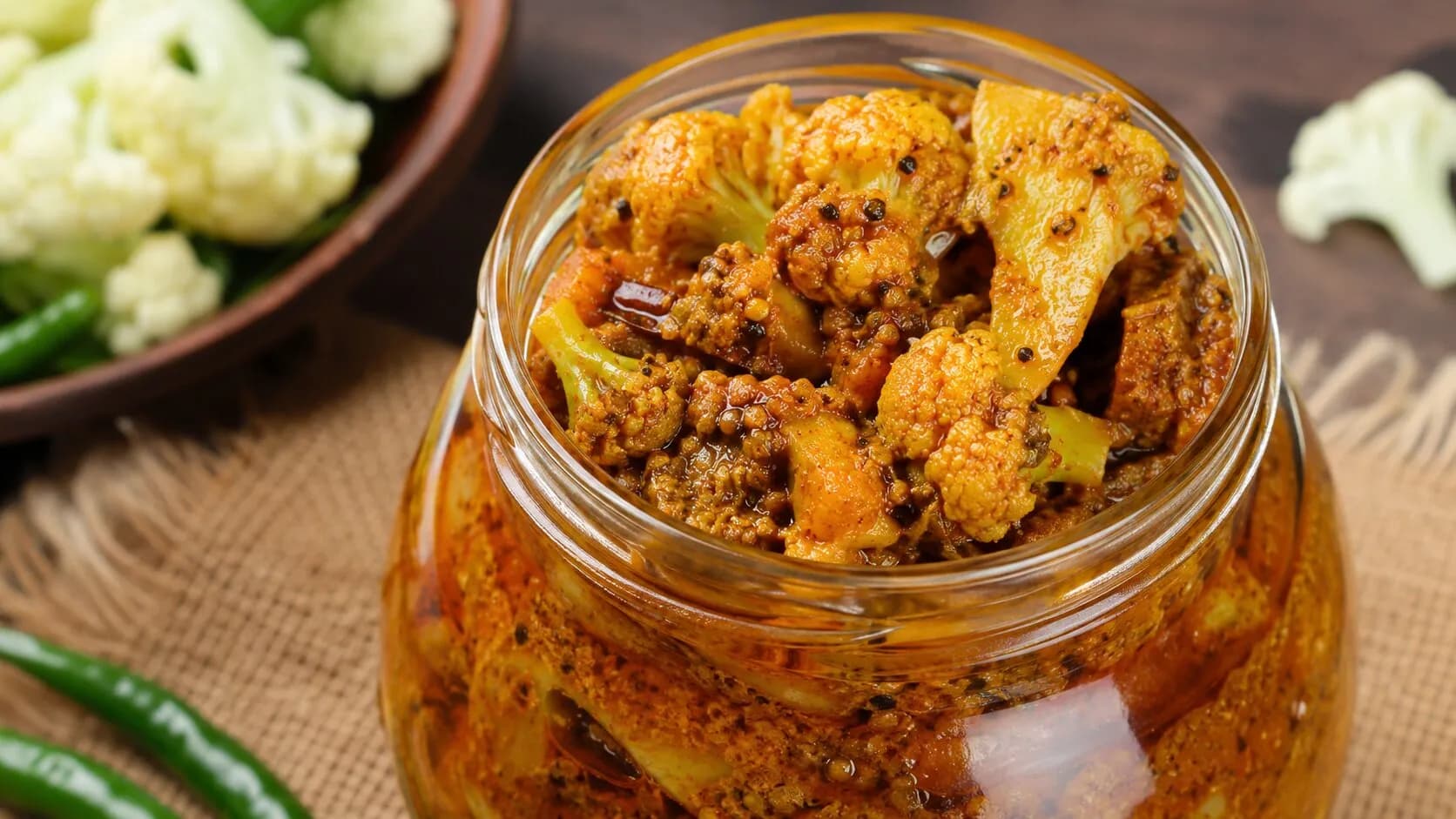 Indian Style Cauliflower Pickle Indian Style Cauliflower Pickle