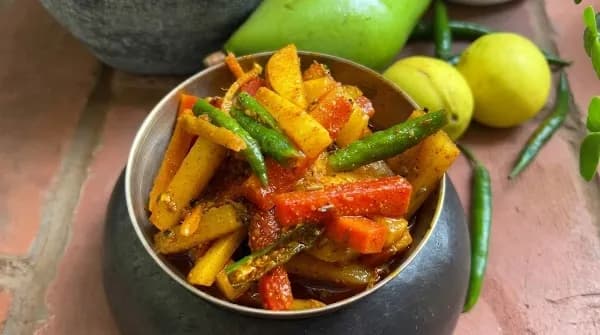 Instant 20-Minute Mixed Vegetable Pickle Instant 20-Minute Mixed Vegetable Pickle