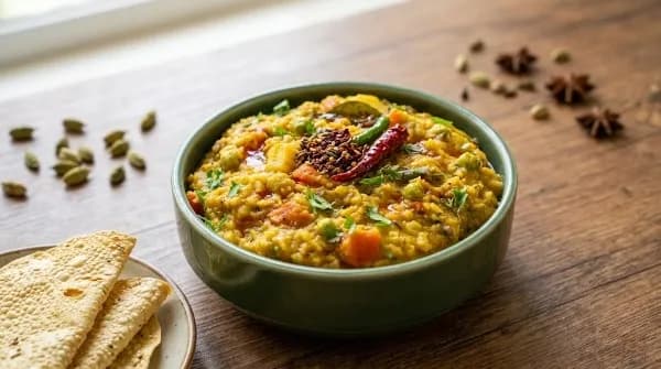 Kathiyawadi Masala Vaghareli Khichdi Kathiyawadi Masala Vaghareli Khichdi