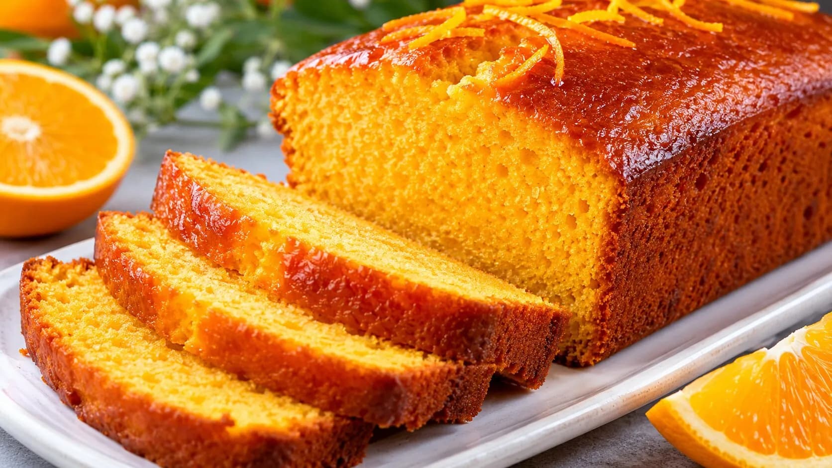 Moist & Zesty Homemade Orange Cake Moist & Zesty Homemade Orange Cake