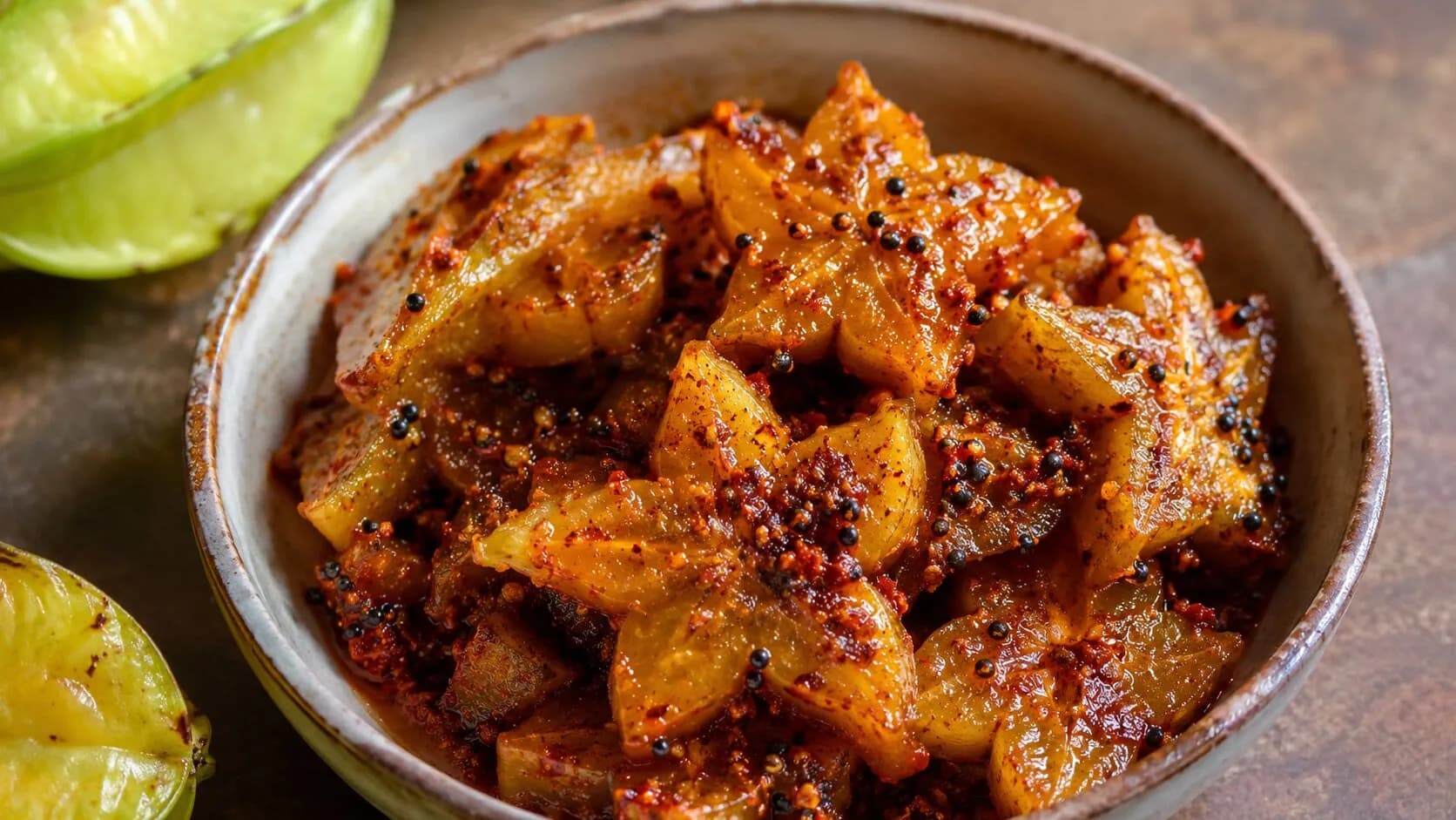 Perfect Homemade Kamrakh Ka Achar Perfect Homemade Kamrakh Ka Achar
