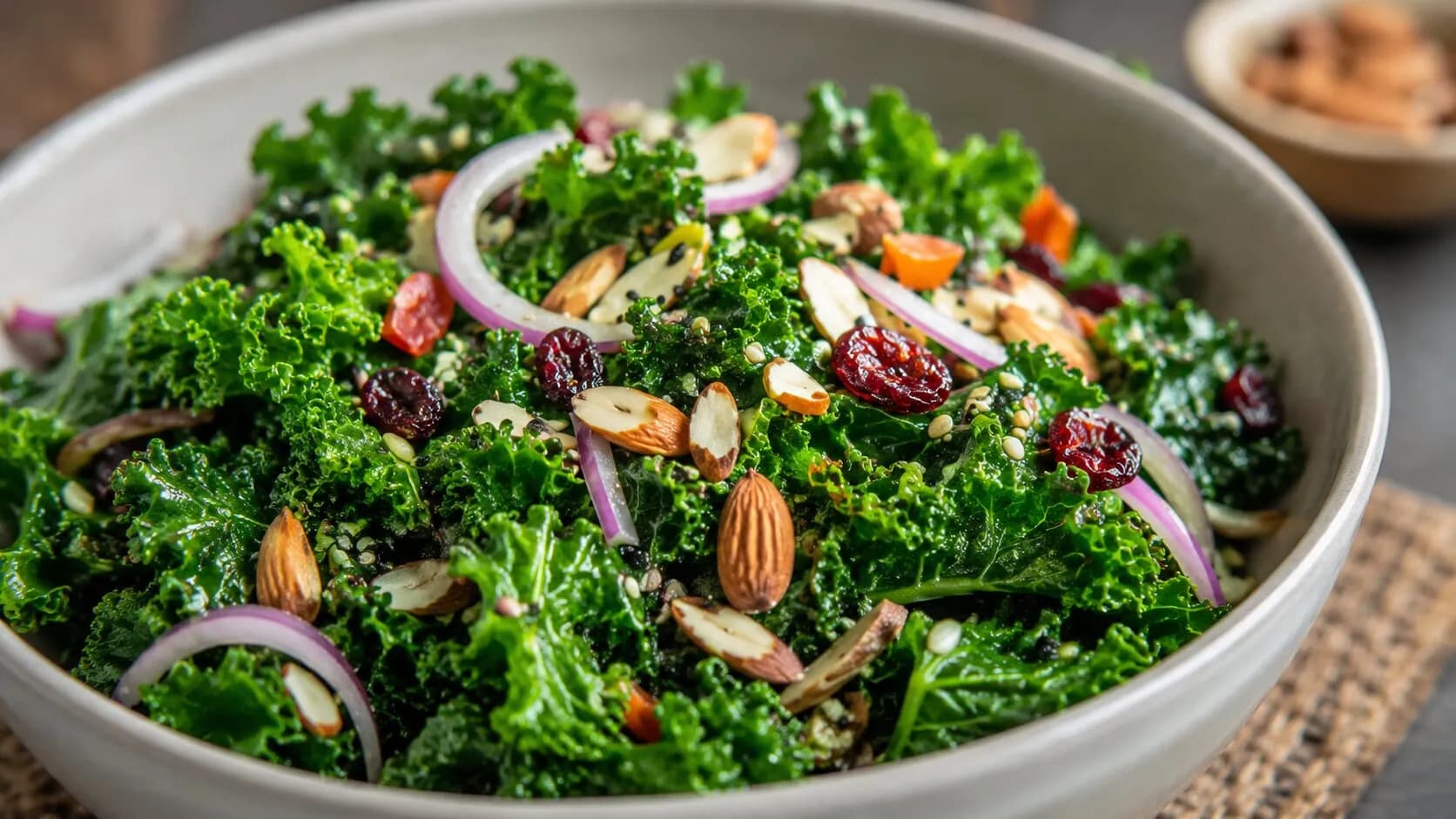 Refreshing Sweet and Tangy Kale Salad Refreshing Sweet and Tangy Kale Salad