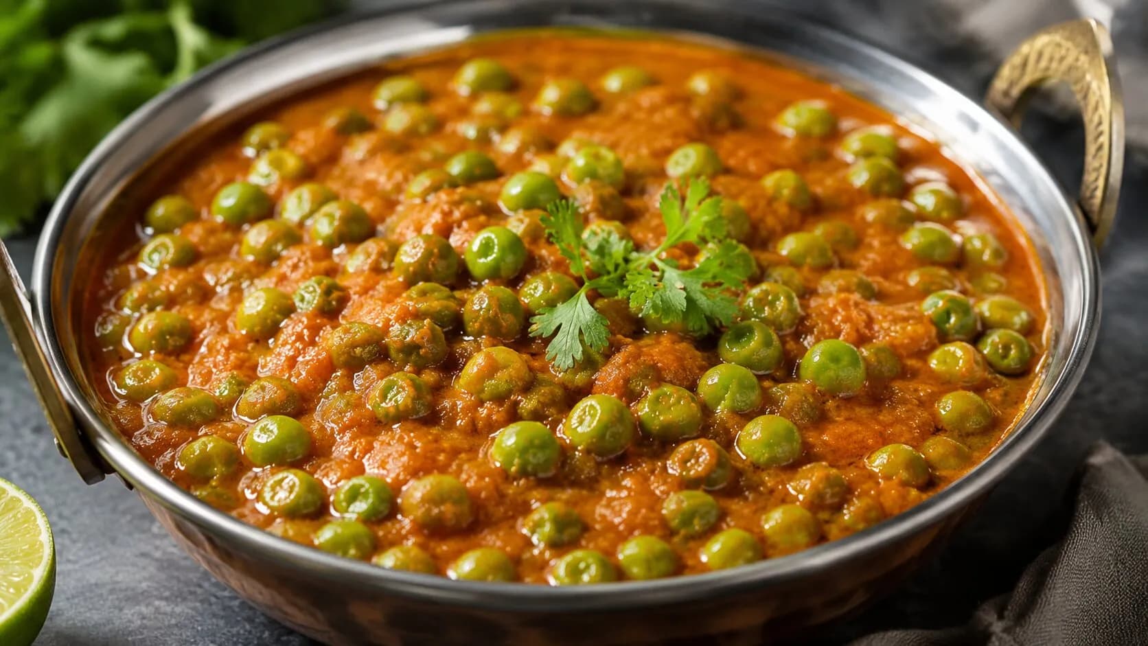 Restaurant Style Green Peas Masala Restaurant Style Green Peas Masala