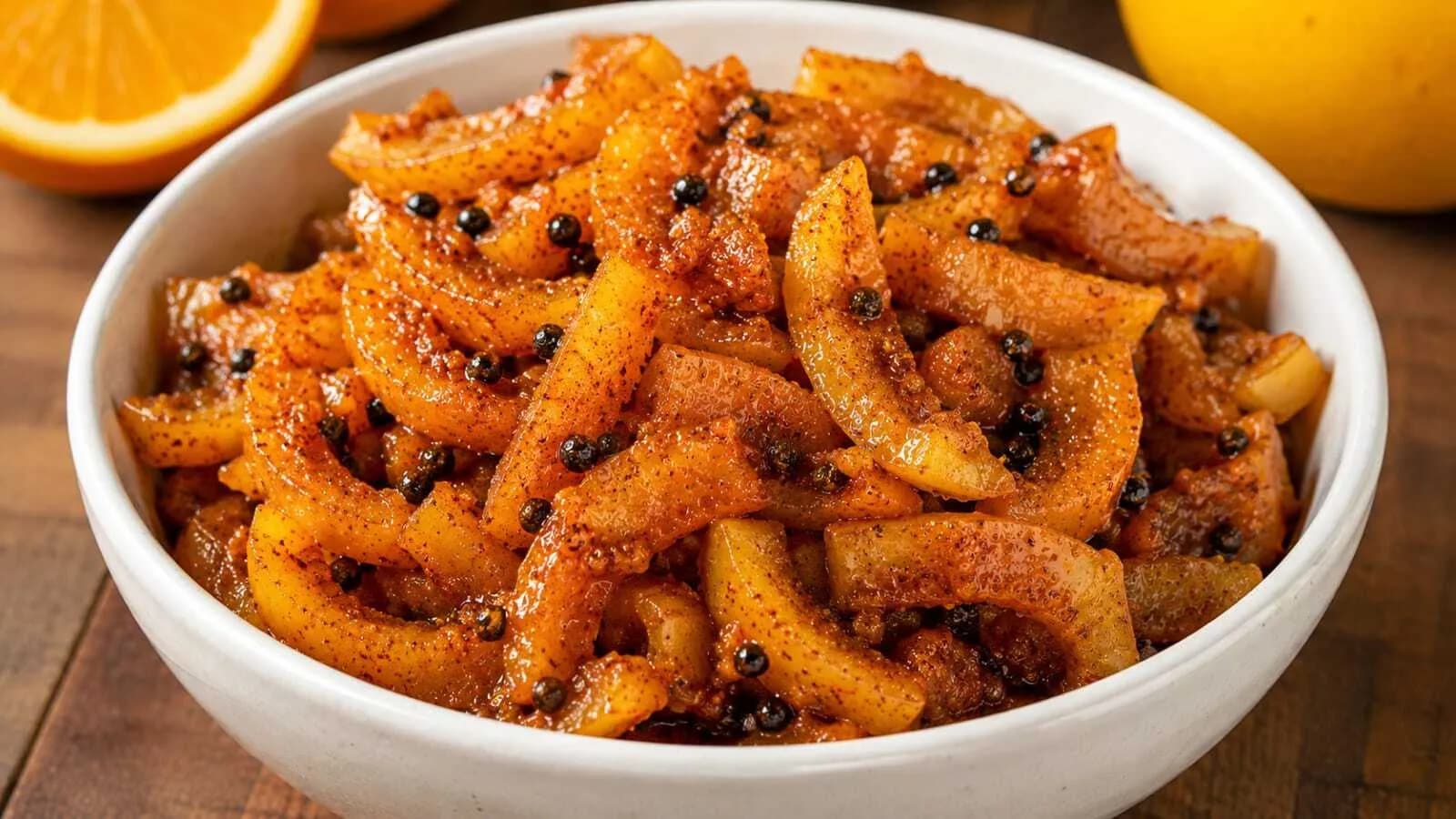 Tangy Homemade Orange Peel Pickle Tangy Homemade Orange Peel Pickle