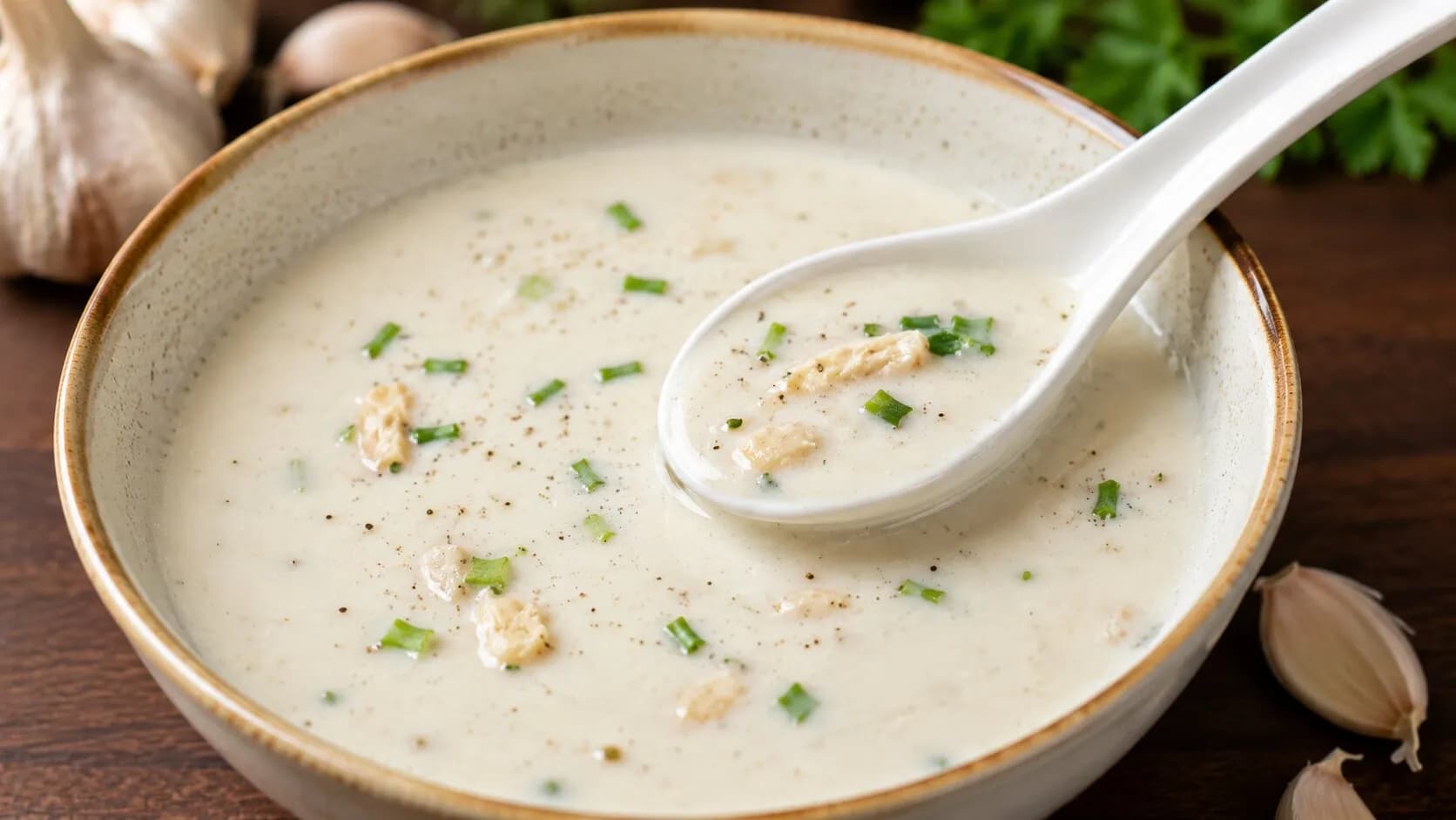 The Best Creamy Roasted Garlic Soup The Best Creamy Roasted Garlic Soup